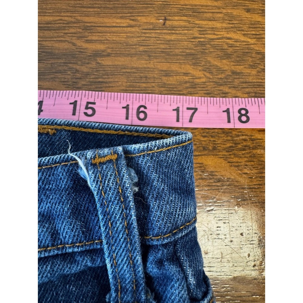 Vintage Levis 505 Jeans Mens 34x30 Blue Denim Orange Tab Straight Leg USA 90s - Picture 5 of 8